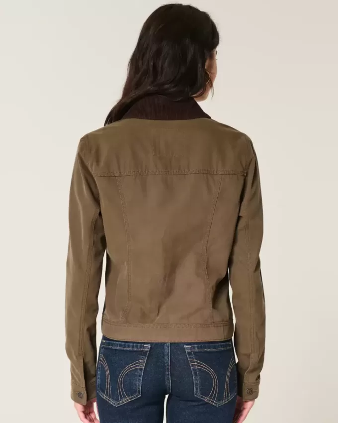 Twill Zip-Up Jacket