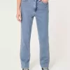 Ultra High-Rise Medium Wash 90s Straight Jeans