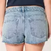 Ultra Low-Rise Light Wash Mini Denim Shorts Ultra Low-Rise Light Wash Mini Denim Shorts