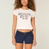 Ultra Low-Rise Navy Twill Mini Shorts Ultra Low-Rise Navy Twill Mini Shorts