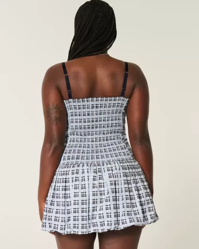 V-Neck Bubble Mini Dress V-Neck Bubble Mini Dress