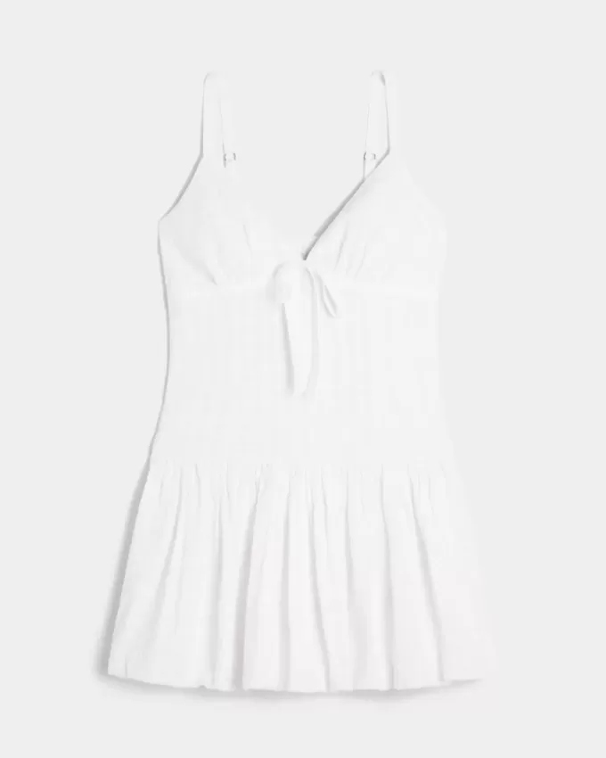 V-Neck Bubble Mini Dress V-Neck Bubble Mini Dress