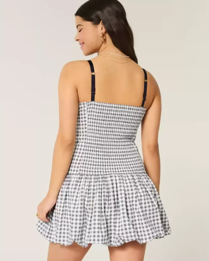 V-Neck Bubble Mini Dress V-Neck Bubble Mini Dress