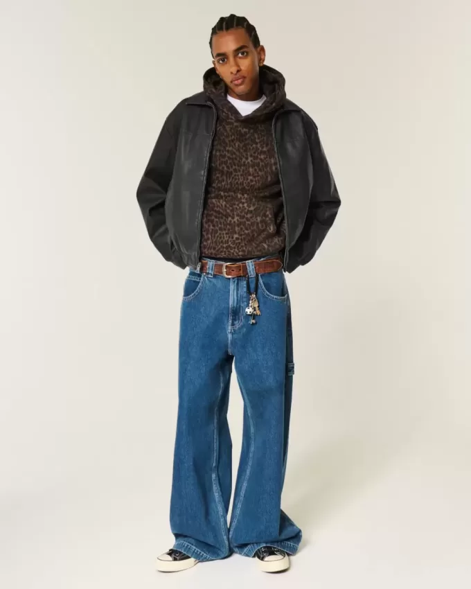 Vegan Leather Zip-Up Jacket Vegan Leather Zip-Up Jacket