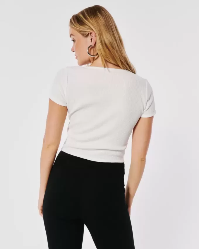 Waffle Button-Down Tee Waffle Button-Down Tee