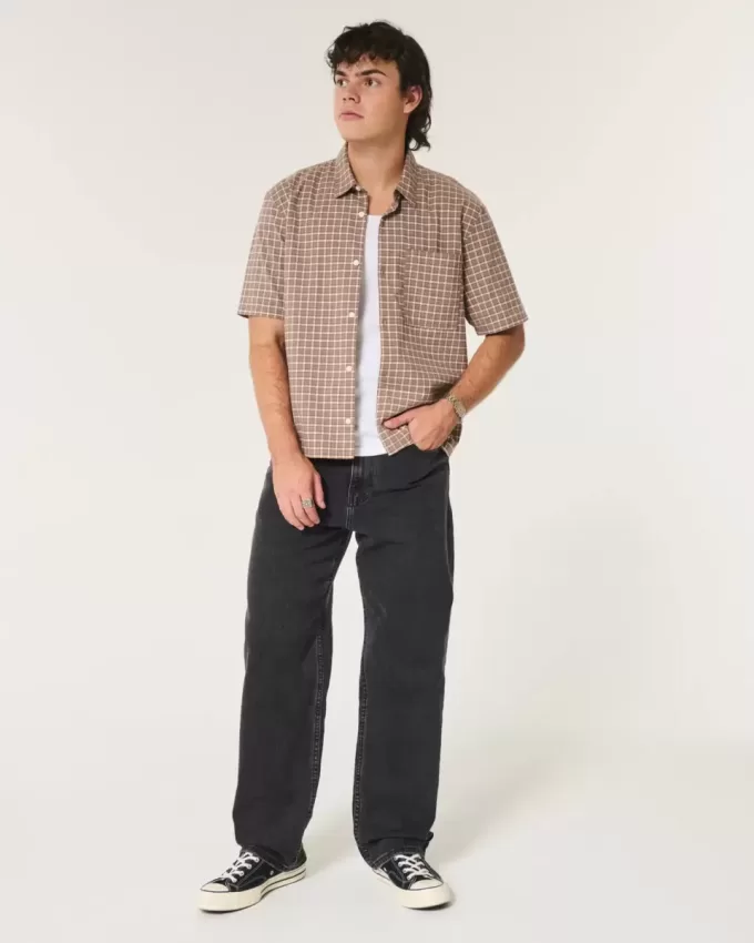 Washed Black Baggy Jeans Washed Black Baggy Jeans