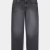 Washed Black Baggy Jeans