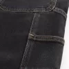 Washed Black Loose Painter Jeans Washed Black Loose Painter Jeans