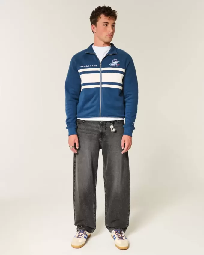 Washed Black Skater Baggy Jeans Washed Black Skater Baggy Jeans