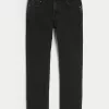 Washed Black Slim Straight Jeans Washed Black Slim Straight Jeans