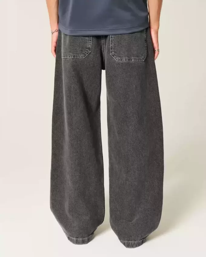 Washed Black Super Baggy Jeans Washed Black Super Baggy Jeans