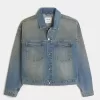 Washed Denim Trucker Jacket