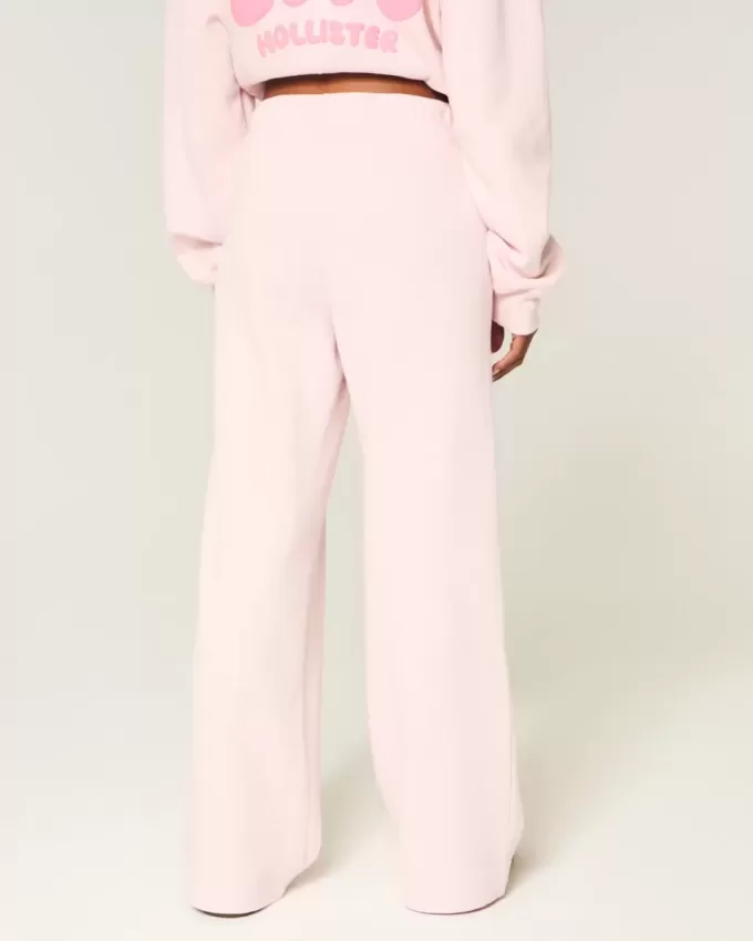 Wide-Leg Logo Sweatpants