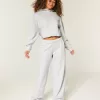 Wide-Leg Sweatpants