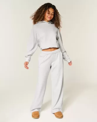 Wide-Leg Sweatpants