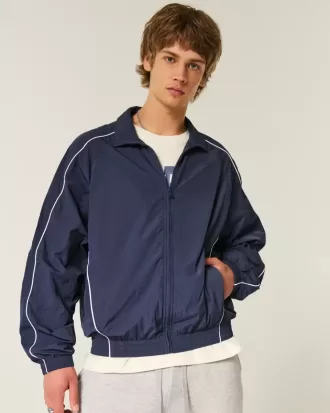 Zip-Up Windbreaker Jacket Zip-Up Windbreaker Jacket