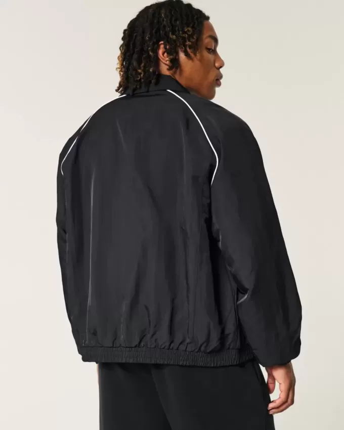 Zip-Up Windbreaker Jacket Zip-Up Windbreaker Jacket