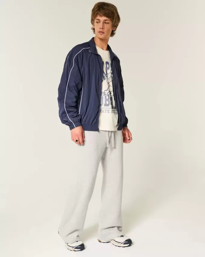 Zip-Up Windbreaker Jacket Zip-Up Windbreaker Jacket