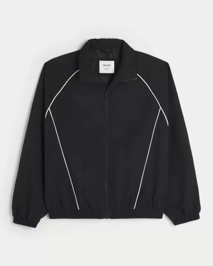 Zip-Up Windbreaker Jacket Zip-Up Windbreaker Jacket