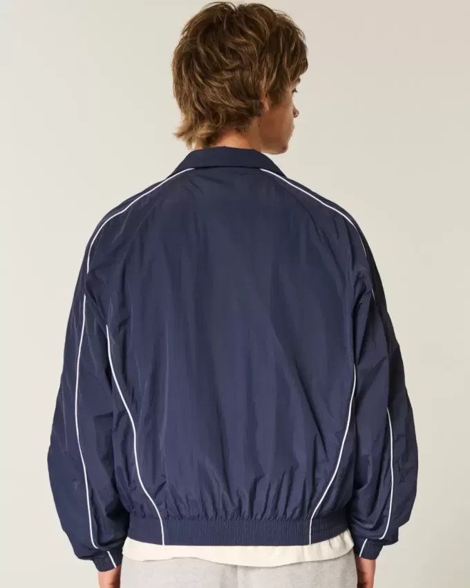 Zip-Up Windbreaker Jacket Zip-Up Windbreaker Jacket