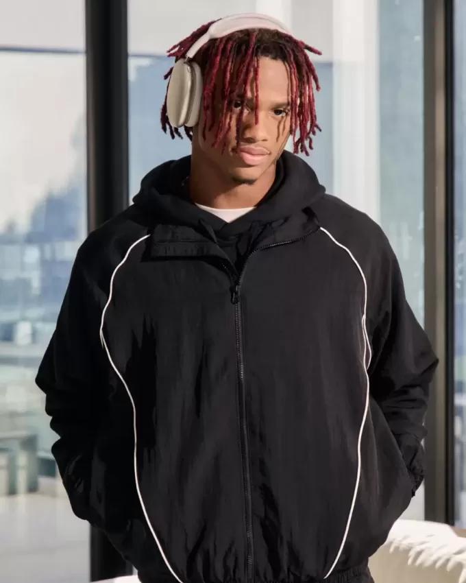 Zip-Up Windbreaker Jacket Zip-Up Windbreaker Jacket